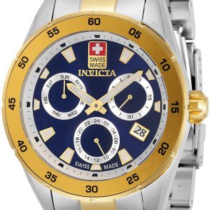 Invicta Pro Diver Herrklocka 33476 Blå/Gulguldtonat stål Ø45 mm