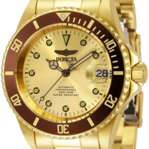 Invicta Pro Diver Herrklocka 34766 Gulguldstonad/Gulguldtonat stål