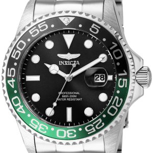 Invicta Pro Diver Herrklocka 36547 Svart/Stål Ø42 mm