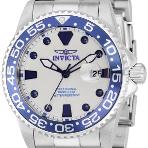 Invicta Pro Diver Herrklocka 36905 Vit/Stål Ø42 mm