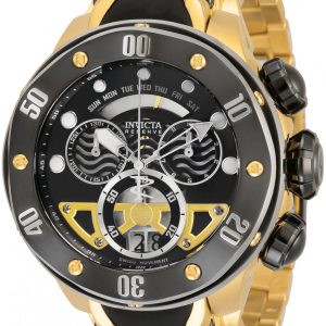 Invicta Reserve Herrklocka 33482 Svart/Gummi Ø54 mm