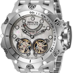 Invicta Reserve Herrklocka 33536 Vit/Stål Ø51 mm