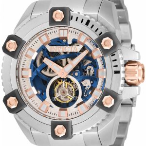 Invicta Reserve Herrklocka 33804 Vit/Stål Ø56 mm