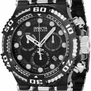 Invicta Reserve Herrklocka 36403 Svart/Stål Ø50 mm