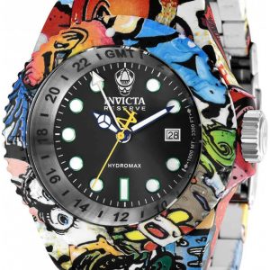 Invicta Reserve Herrklocka 36759 Svart/Stål Ø52 mm