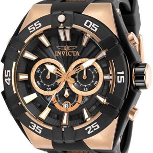 Invicta S1 Rally Herrklocka 28874 Svart/Roséguldstonat stål Ø51 mm