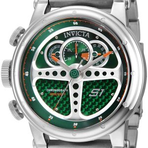 Invicta S1 Rally Herrklocka 30577 Grön/Stål Ø48 mm