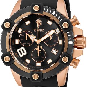 Invicta Sea Base Herrklocka 17978 Svart/Roséguldstonat stål Ø48 mm