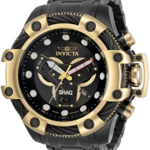 Invicta Shaq Herrklocka 33657 Svart/Stål Ø58 mm