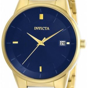 Invicta Specialty Damklocka 29489 Blå/Gulguldtonat stål Ø34 mm