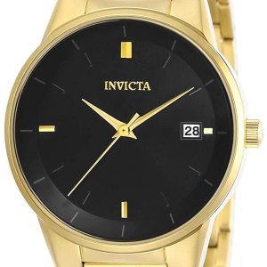 Invicta Specialty Damklocka 29490 Svart/Gulguldtonat stål Ø34 mm