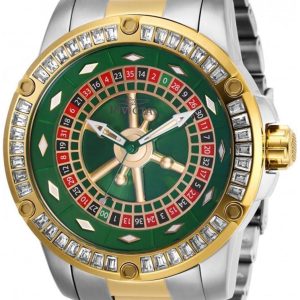 Invicta Specialty Herrklocka 28716 Grön/Gulguldtonat stål Ø52 mm