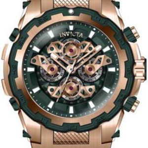 Invicta Specialty Herrklocka 34227 Grön/Roséguldstonat stål Ø50 mm