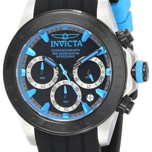 Invicta Speedway Herrklocka 17193 Svart/Gummi Ø40 mm