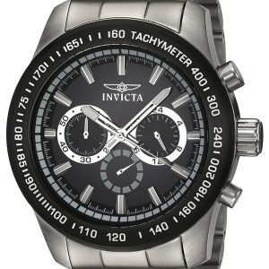 Invicta Speedway Herrklocka 21796 Svart/Stål Ø48 mm