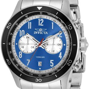 Invicta Speedway Herrklocka 34056 Blå/Stål Ø46 mm