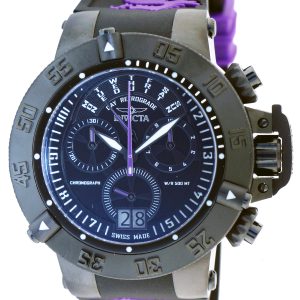 Invicta Subaqua 3 Herrklocka 10190 Svart/Gummi Ø50 mm