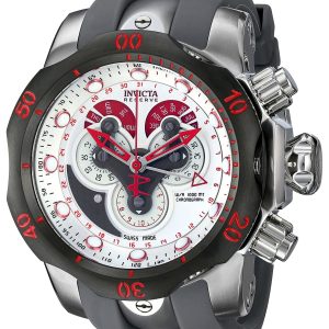 Invicta Venom Herrklocka 14467 Silverfärgad/Gummi Ø53.7 mm