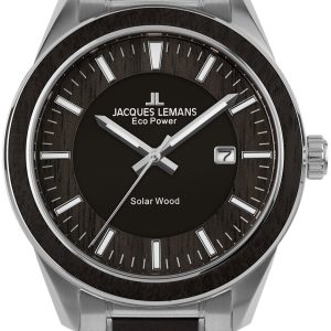 Jacques Lemans 1-2116G Eco Power Solar Brun/Stål Ø40 mm