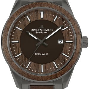 Jacques Lemans 1-2116I Eco Power Solar Brun/Stål Ø40 mm