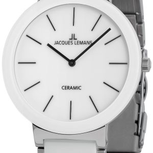 Jacques Lemans 42-8B Monaco Vit/Keramik Ø40 mm