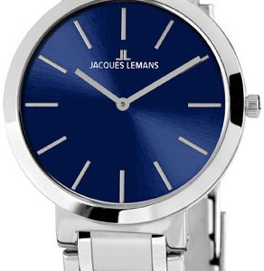 Jacques Lemans Damklocka 1-1998C Milano Blå/Stål Ø36 mm