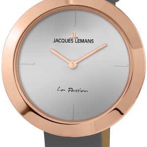 Jacques Lemans Damklocka 1-2031G La Passion Grå/Läder Ø37 mm