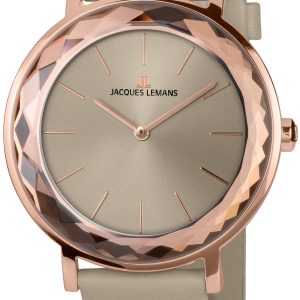 Jacques Lemans Damklocka 1-2054D Nice Beige/Läder Ø37 mm