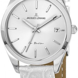 Jacques Lemans Damklocka 1-2084B La Passion Silverfärgad/Läder Ø30