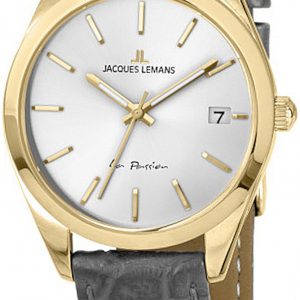 Jacques Lemans Damklocka 1-2084C La Passion Silverfärgad/Läder Ø30