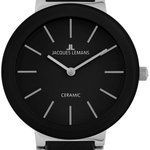 Jacques Lemans Damklocka 42-7A Other Svart/Stål Ø34 mm