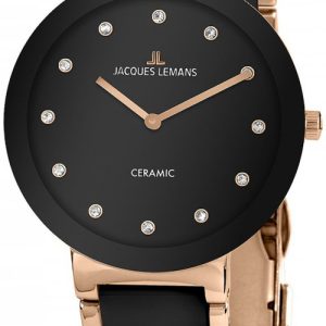 Jacques Lemans Damklocka 42-7I Monaco Svart/Keramik Ø34 mm