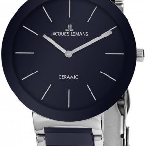 Jacques Lemans Damklocka 42-7P Monaco Blå/Keramik Ø34 mm