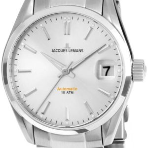 Jacques Lemans Derby Damklocka 1-1912E Silverfärgad/Stål Ø34 mm