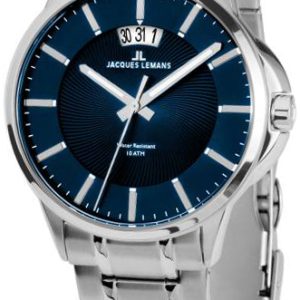 Jacques Lemans Herrklocka 1-1540M Sydney Blå/Stål Ø42 mm