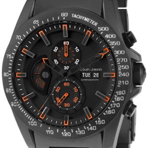 Jacques Lemans Herrklocka 1-1635H Liverpool Svart/Keramik Ø46 mm