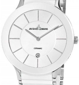 Jacques Lemans Herrklocka 1-1855B Dublin Vit/Stål Ø40 mm