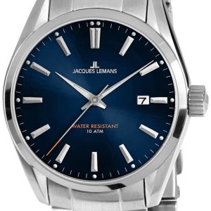 Jacques Lemans Herrklocka 1-1859G Derby Blå/Stål Ø40 mm