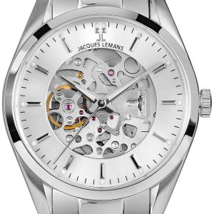 Jacques Lemans Herrklocka 1-2087F Derby Silverfärgad/Stål Ø40 mm