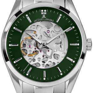 Jacques Lemans Herrklocka 1-2087G Derby Grön/Stål Ø40 mm