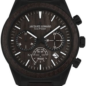 Jacques Lemans Herrklocka 1-2115M Eco Power Solar Brun/Stål Ø44 mm