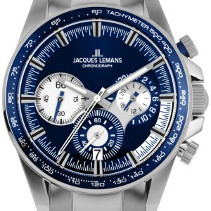 Jacques Lemans Herrklocka 1-2127F Liverpool Blå/Stål Ø40 mm