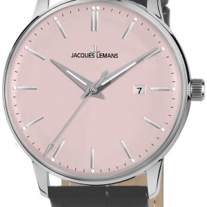 Jacques Lemans Herrklocka N-213F Retro Classic Rosa/Läder Ø42 mm