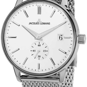 Jacques Lemans Herrklocka N-215F Retro Classic Vit/Stål Ø40 mm