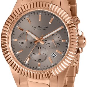 Jacques Lemans LP-111K La Passion Grå/Roséguldstonat stål Ø42 mm