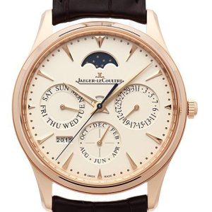 Jaeger LeCoultre 1302520 Master Ultra Thin Beige/Läder Ø39 mm