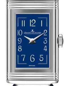 Jaeger LeCoultre Damklocka 326858J Reverso Blå/Läder