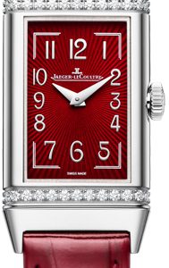 Jaeger LeCoultre Damklocka 3288560 Reverso Röd/Läder