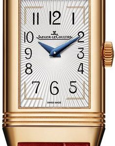 Jaeger LeCoultre Damklocka 3352420 Reverso Silverfärgad/Läder