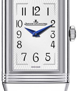 Jaeger LeCoultre Damklocka 3358420 Reverso Silverfärgad/Läder